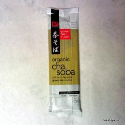 Hakubaku Organic Cha Soba (Authentic Japanese Green Tea Noodles) 200g by Hakubaku