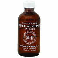 Morton and Bassett Seasoning - Almond Extract - Pure - 4 oz - Case of 3