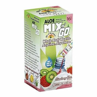 Lily Of The Desert Mix N Go Aloe Drink, Strawberry Kiwi, 16 Count by Lily Of The Desert
