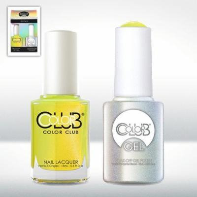Color Club Gel NOT-SO-MELLOW-YELLOW Neon Color Club Gel + Lacquer Duo by Color Club