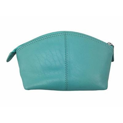 Leather Cosmetic Make-up Case,One Size,Turquoise
