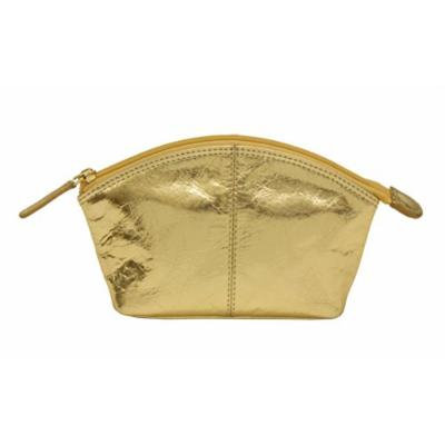 Leather Cosmetic Make-up Case,One Size,Gold