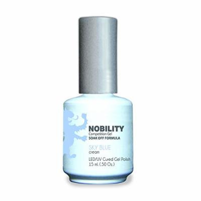 LECHAT NOBILITY Gel Polish, FREE!! Matching Nail Lacquer, Sky Blue, .5 fl. oz