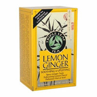 Triple Leaf Tea Ginger Tea-Bags, Lemon, 20 Count by Triple Leaf Tea