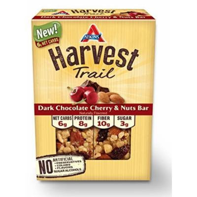 Atkins Harvest Trail Bars, Dark Chocolate Cherry and Nuts, 5 Count by Atkins