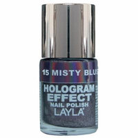 Layla Hologram Effect Nail Polish, Misty Blush, 1.9 Ounce by Layla