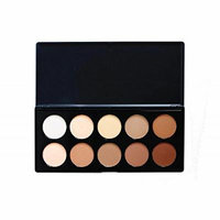 Crown Brushes 10 Colour Pressed Powder Contouring Palette by Crown Brushes