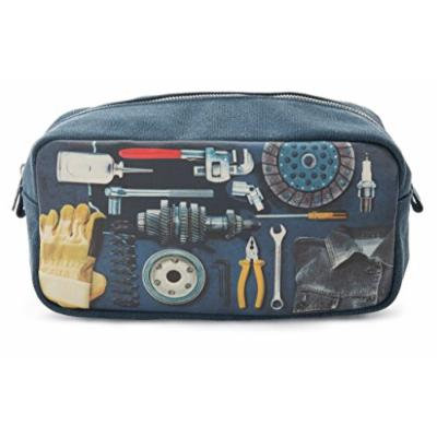Catseye Men's Toiletry Bag Dopp Kit - Grease Monkey, Large