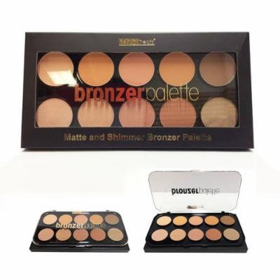 (3 Pack) BEAUTY TREATS Matte and Shimmer Bronzing Palette