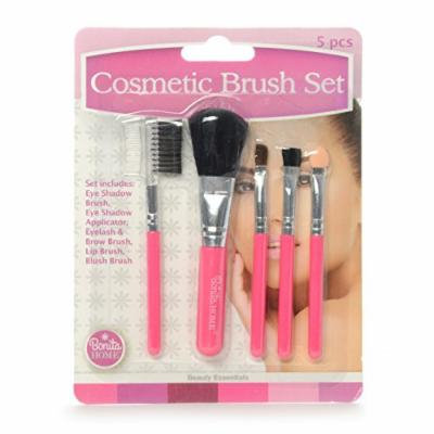 5pcs Cosmetic Brush Set, 10.7cm, 21g, Case of 24