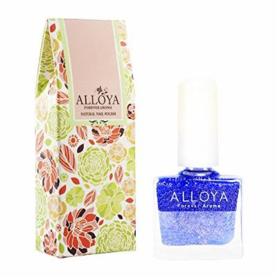 Alloya Natural Non-Toxic, Five-free, Vegan formula Nail Polish, Peel Off & floral scented, 105 Seabreeze of Summer