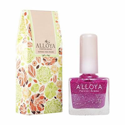 Alloya Natural Non-Toxic, Five-free, Vegan formula Nail Polish, Peel Off & floral scented, 107 Princess Aurora