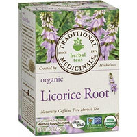 Traditional Medicinals Organic Licorice Root Tea, 16 Tea Bags (Pack of 2) by Traditional Medicinals