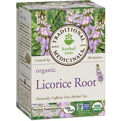 Traditional Medicinals Organic Licorice Root Tea, 16 Tea Bags (Pack of 2) by Traditional Medicinals