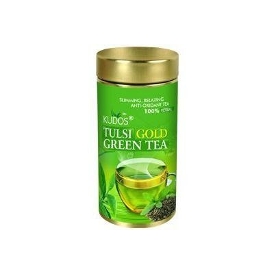 Kudos Tulsi Gold Green Tea 100Gm (Pack Of 4)