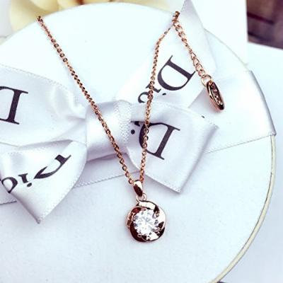 Generic Korean fashion simple _and_ sweet flower single _spiral_drill_ short _amount_ossicular_ chain _lock_ women girl Korean clothing accessories