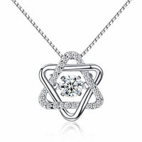 Generic 925_ accessories _apricots_superb_dimensional_ simple chain necklace pendant clavicle original jewelry simple temperament simple _perspective_superb