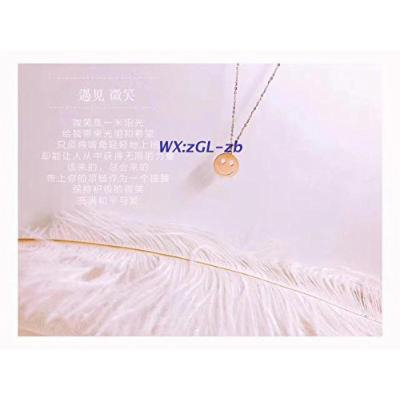 Generic custom _Zhan_da_da_ small _fresh_smile_smiley_ necklace pendant _full_of_positive_energy_to_see_it_??_mood_changed_for_the_better