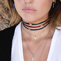 Generic genuine _Bee_Bee_Ribbon_ necklace pendant necklaces _k