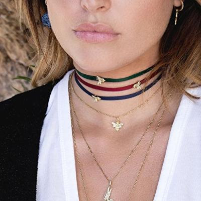 Generic genuine _Bee_Bee_Ribbon_ necklace pendant necklaces _k