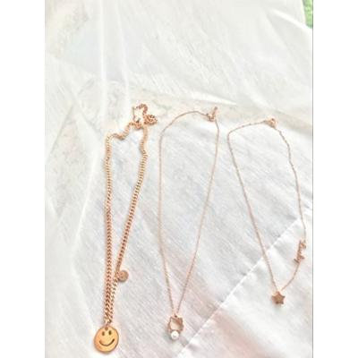 Generic 10_Liu_ rose gold necklace pendant _does_not_fade