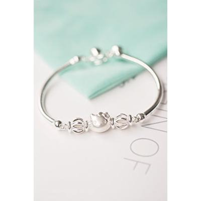 Generic 990-foot_ silver _k_transit_ bracelet bangle s