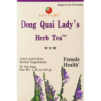 Health King Dong Quai Lady's Herb Tea, Teabags, 20 Count Box by Health King