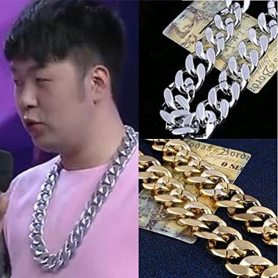 Generic Punk_ pendant necklace men man boy _and_ women _the_same_paragraph_ sweater chain fashion _ultra- shiny _nightclub_exaggerated_decoration_ chain