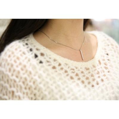Generic 925_Pure_ silver _vertical_slotted_clavicle_ chain