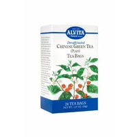 alvita decaffeinated chinese green tea (24 bags)