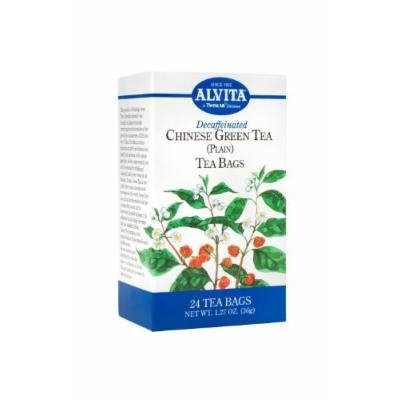 alvita decaffeinated chinese green tea (24 bags)