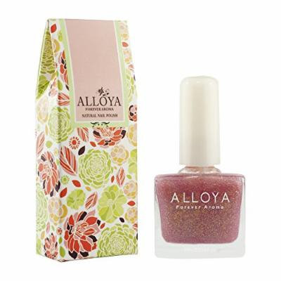Alloya Natural Non Toxic Nail Polish, Water Based, Full Color Pink (052)