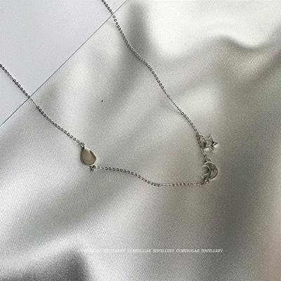 Generic _ exquisite sterling silver necklace pendant short _paragraph_k_ie_visual_sense_ collar _knock_ flash _ultra-fine_ chain clavicle chain _925