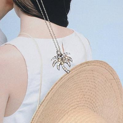 Generic Korean fashion personality _palm_ clavicle chain s925 sterling silver necklace pendant birthday gift _ideas_ women girl