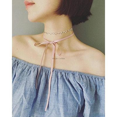 Generic Canadian_ design er_olive_branch_k_ribbon_ necklace pendant collar _4_ color _options