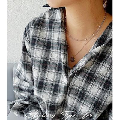 Generic Korean fashion _uprising_ 2018 autumn new elegant women girl _overlapping_ design necklace pendant _715_192