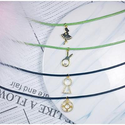 Generic s925 silver 18k _fairy_tale_series_Mr._Jin_rabbit_key_ collar necklace pendant collar girls fashion style _decoration