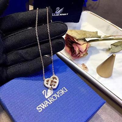 Generic May_ silver _gilt_edge_Xuan_ heart necklace pendant