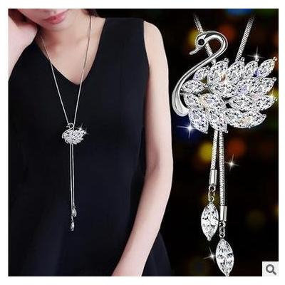 Generic The_latest_ 2018 Ms. swan pendant necklace Korea _edition