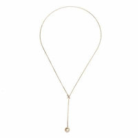 Generic Britain_ crystal pearl necklace pendant _and_ gold _SF