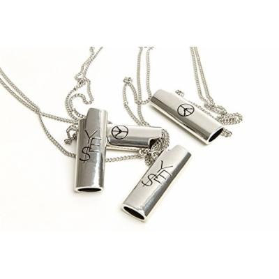 Generic Antiwar_lighter_shell_ pendant necklace men man boy _and_ women _concave_ shape gift s