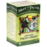 The Mate Factor Yerba Mate Energizing Herb Tea Bags, Organic Fresh Green, 24-Count Boxes by The Mate Factor