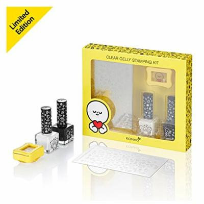 Konad Nail Art Clear Gelly Stamping Kit - Honeymoon