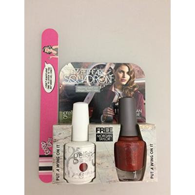Harmony Gelish + Morgan Taylor Sweetheart Squadron Collection - Put A Wing On It + Free Nail File $3 Value