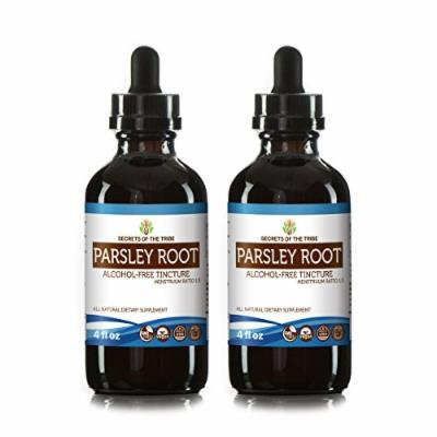 Parsley Root Tincture Alcohol-FREE Extract, Organic Parsley (Petroselinum crispum) Dried Root (2x4 FL OZ)