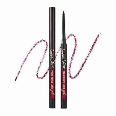 ETUDE HOUSE,Super Slim Proof Gel Pencil Liner #8 wine Bergundy 0.08g