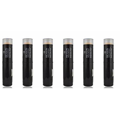Revlon Photoready Insta-Fix Foundation Stick, SPF 20 Natural Ochre (6 Pack) + FREE Travel Toothbrush, Color May Vary