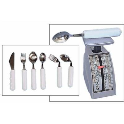 Teaspoon Comfort Grip Weighted White