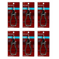 Revlon Toenail Nipper, Heavy Duty (Pack of 6) + FREE Assorted Purse Kit/Cosmetic Bag Bonus Gift