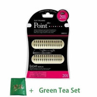 D.U.P False Eyelashes - Point Plus 201 (Green Tea Set)